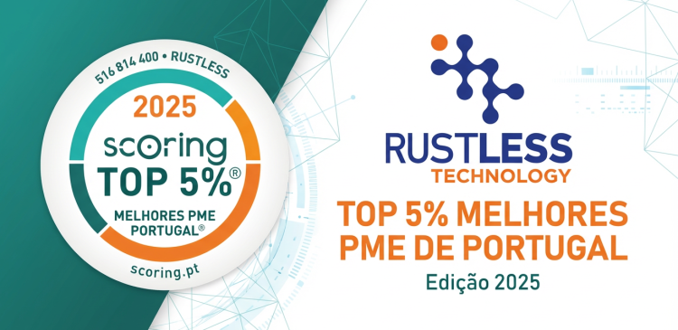 Rustless é TOP 5% Melhores PME em Portugal 2025